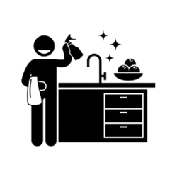 العناية بالمطبخ